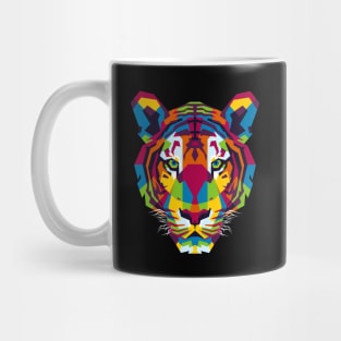 The Colorful Tiger Head Mug